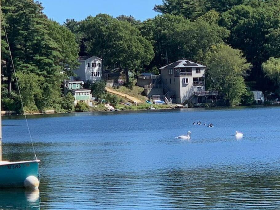 Lake Attitash Waterfront W/ Private Dock Amesbury Exterior foto